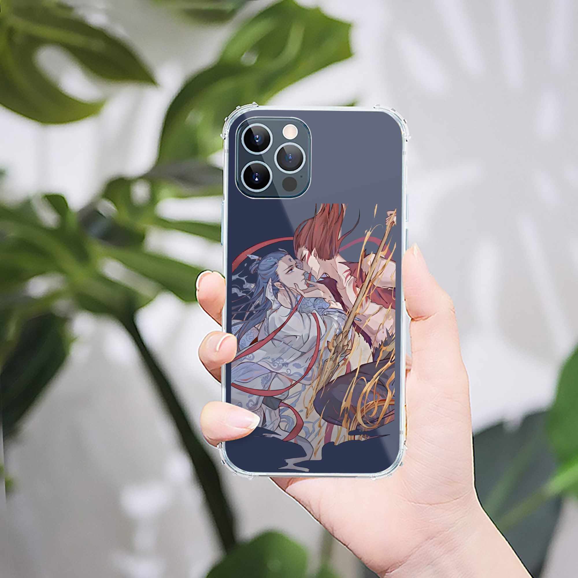 （画像用） Ne Zha 2 ナタ 魔童の大暴れ 【iPhone 12シリーズ対応】透明スマホケース（クリアソフトケース）